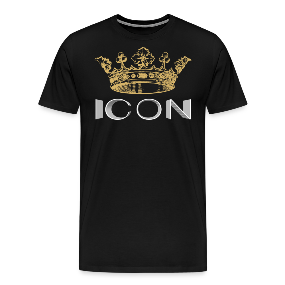 Icon Shirt | Premium Mens Graphic Tee - black