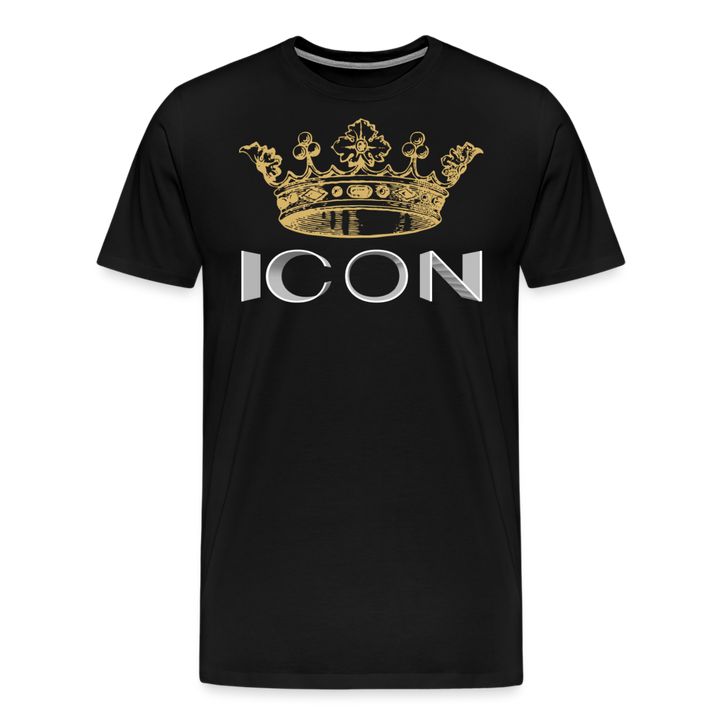 Icon Shirt | Premium Mens Graphic Tee - black