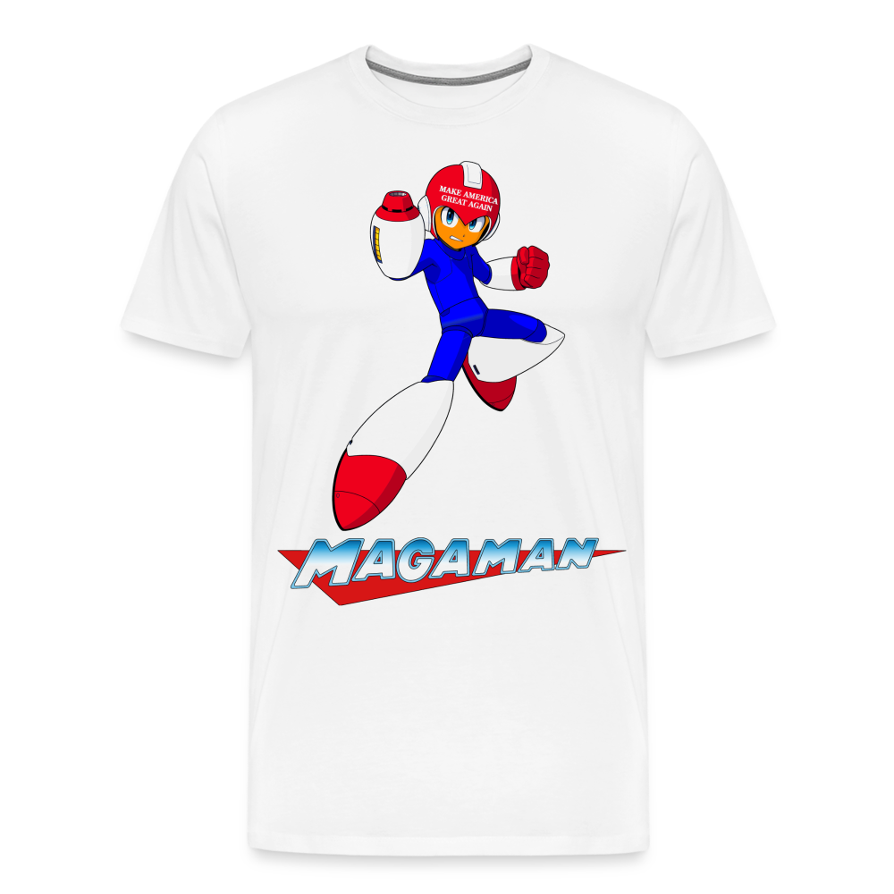 Maga Man Shirt | Premium Mens Graphic Tee - white