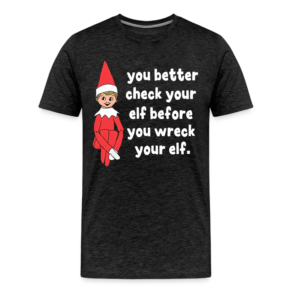 Check Your Elf - charcoal grey