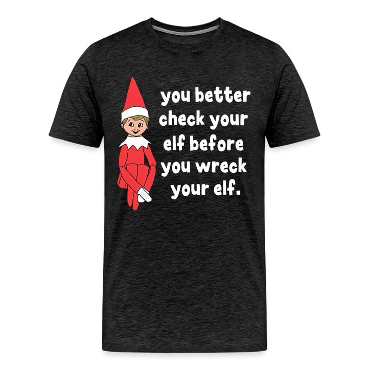 Check Your Elf - charcoal grey