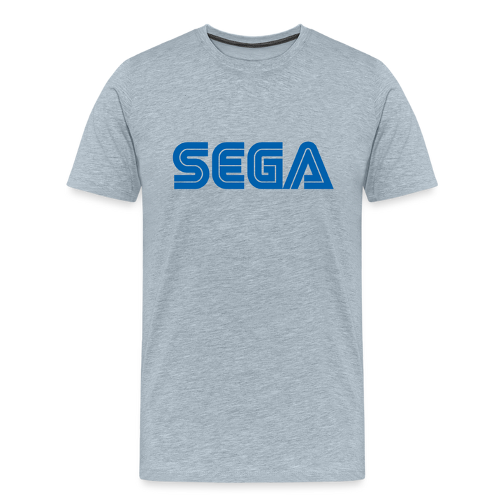 SEGA Shirt | Premium Mens Graphic Tee - heather ice blue