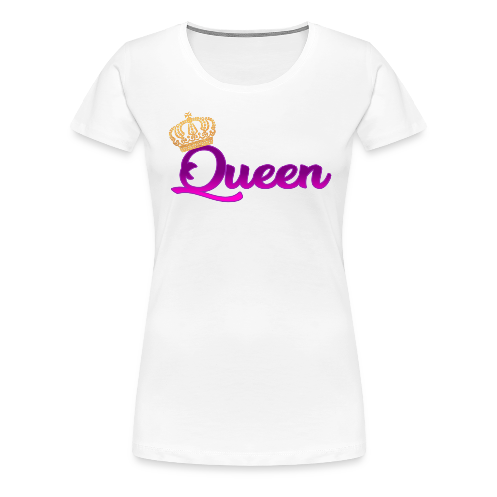 Queen Shirt | Premium Womens Graphic Tee - white