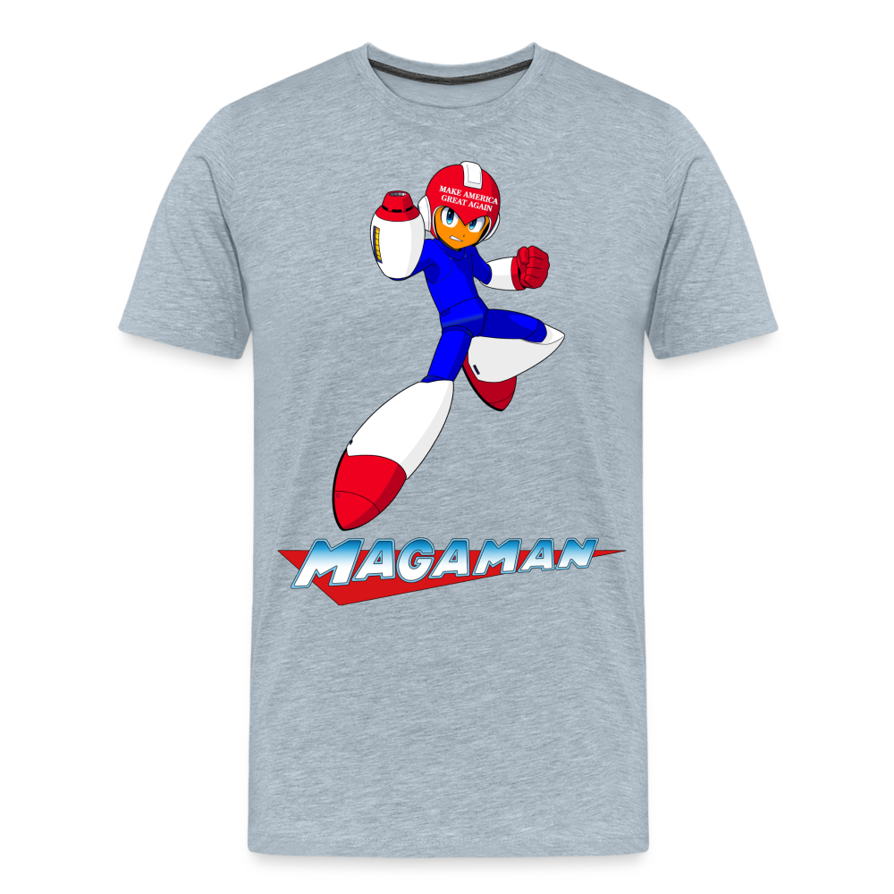 Maga Man Shirt | Premium Mens Graphic Tee - heather ice blue