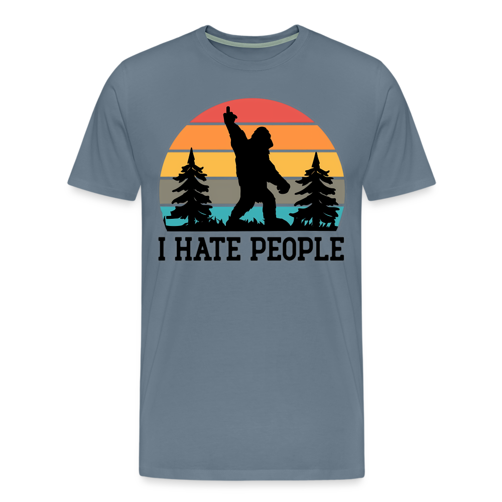 I Hate People - steel blue