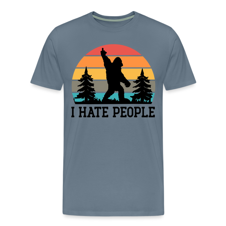 I Hate People - steel blue