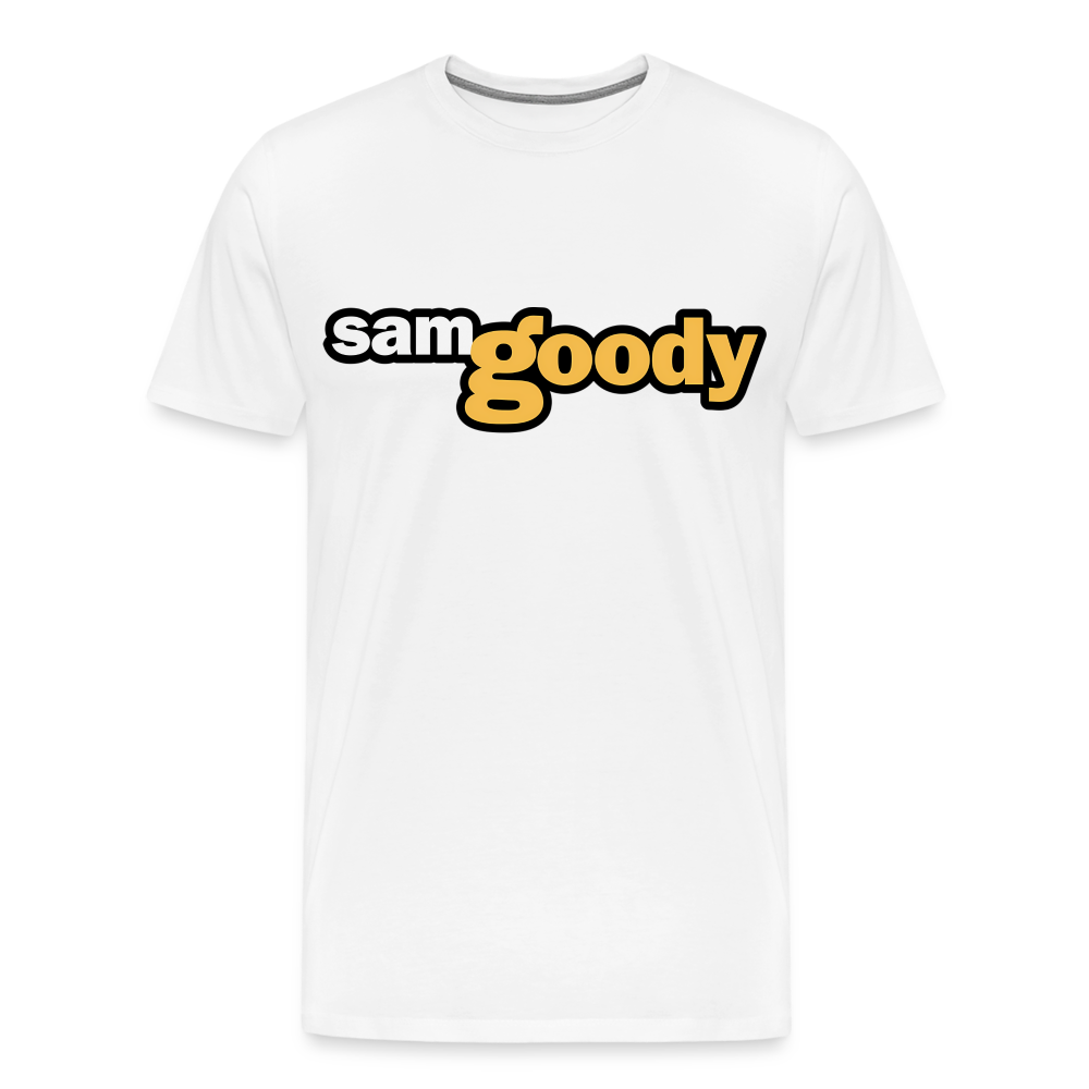 Sam Goody Shirt | Premium Mens Graphic Tee - white