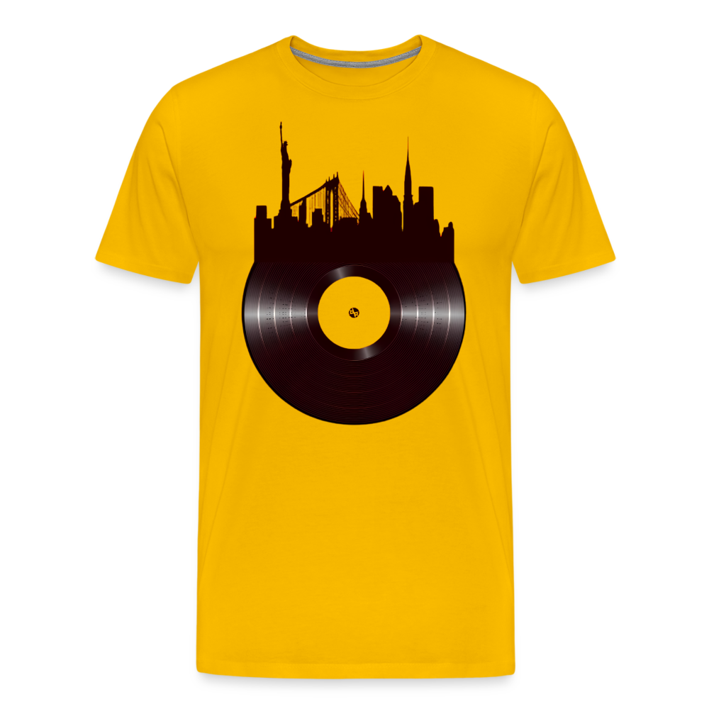 Record City Skyline v2 Shirt - sun yellow