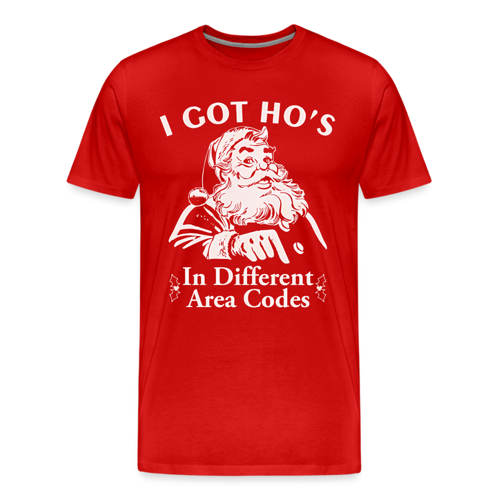 I Got Hos In Different Area Codes - red