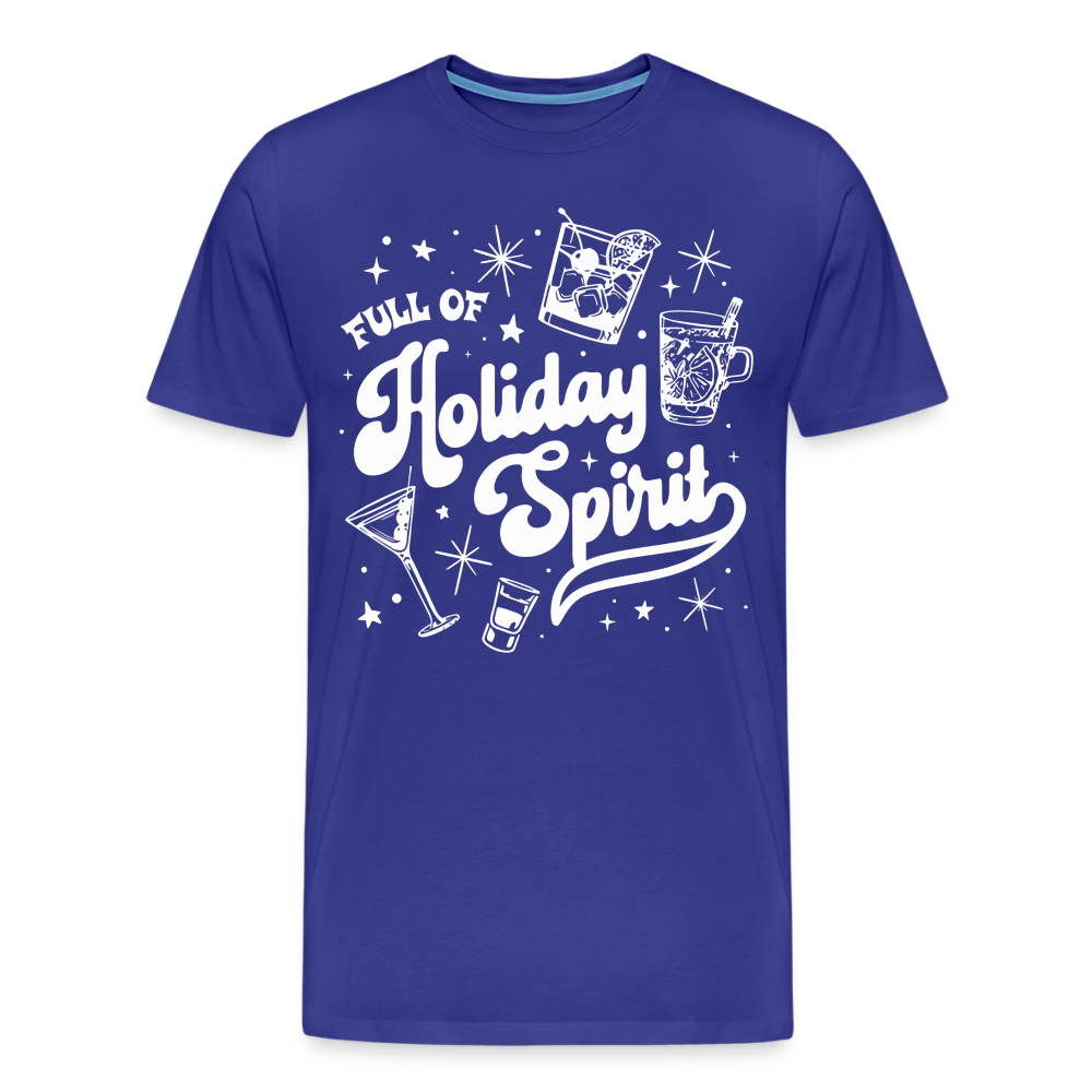 Full Of Holiday Spirit - royal blue