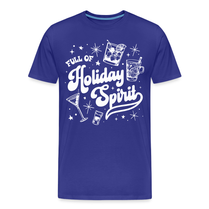 Full Of Holiday Spirit - royal blue