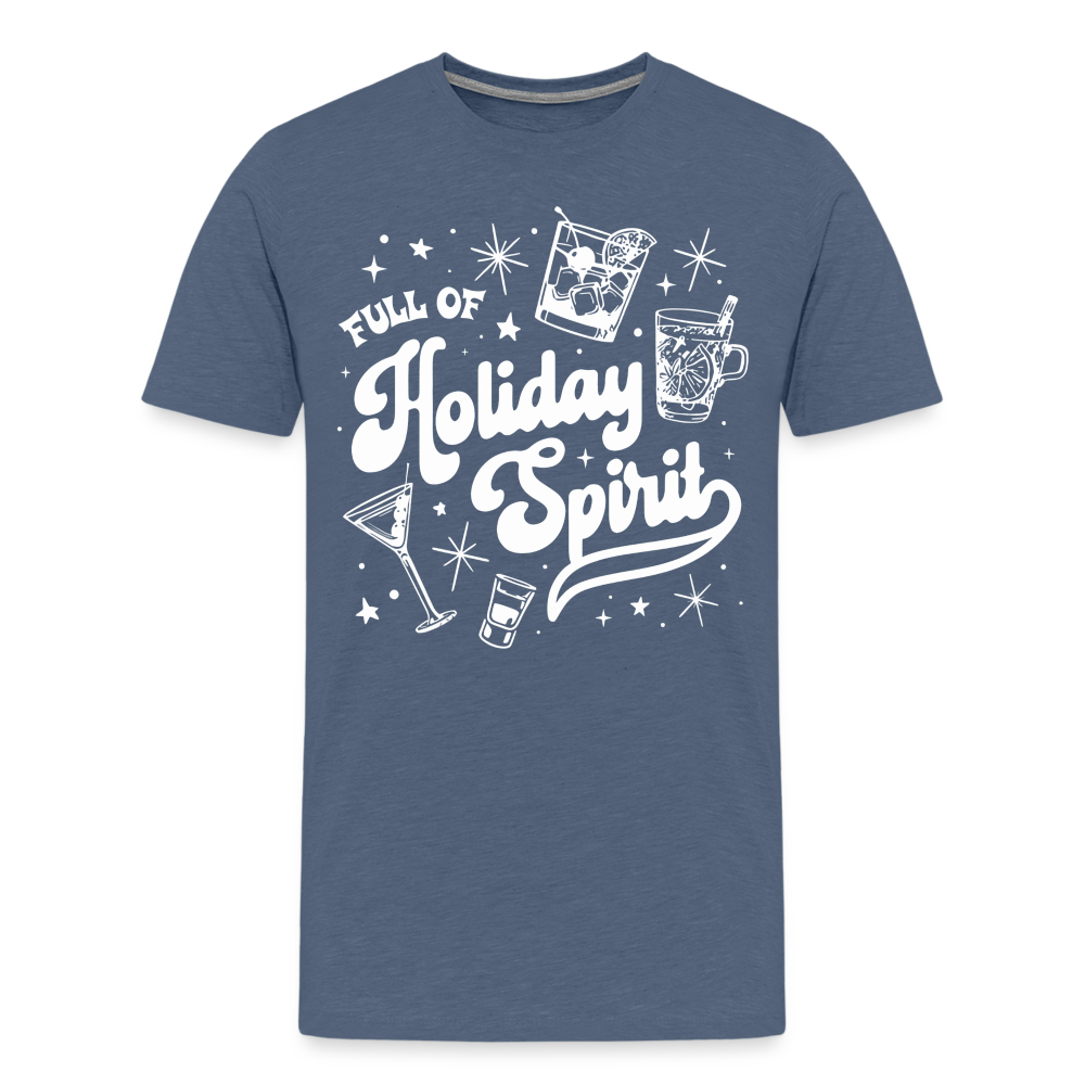 Full Of Holiday Spirit - heather blue