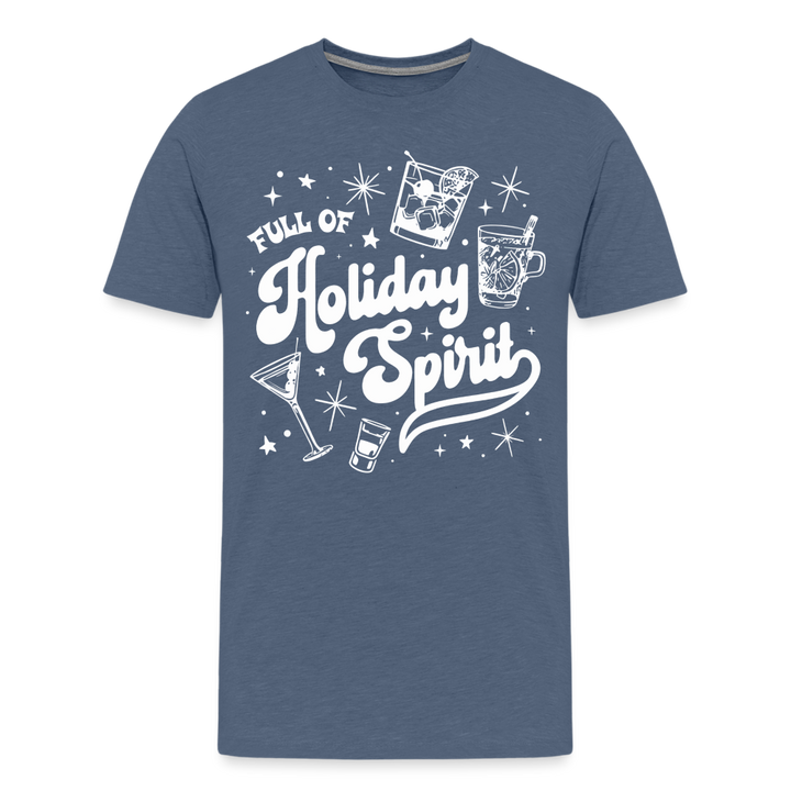 Full Of Holiday Spirit - heather blue