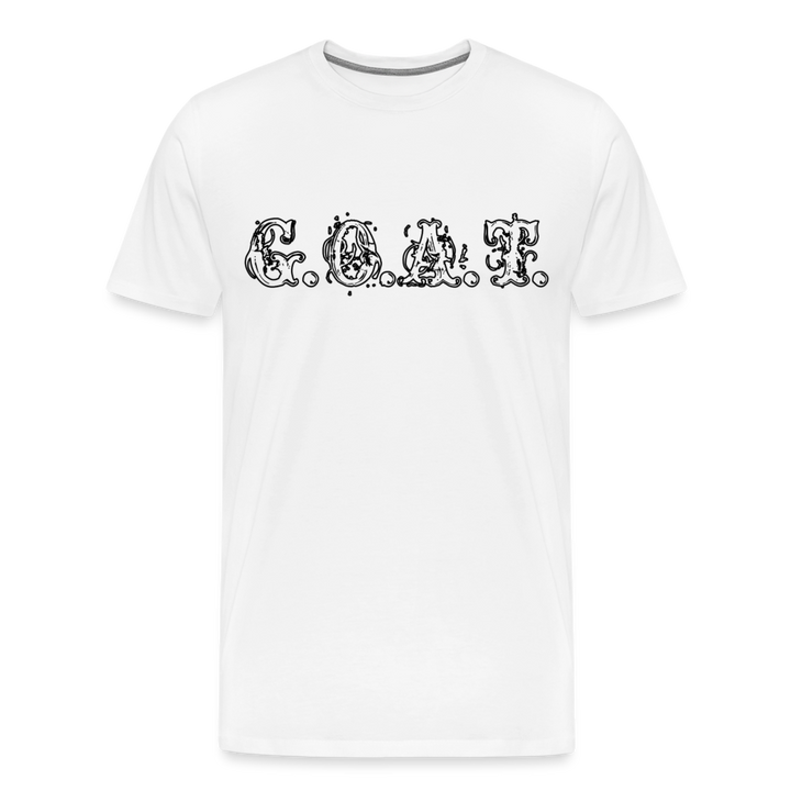 GOAT Shirt | Premium Mens Graphic Tee - white