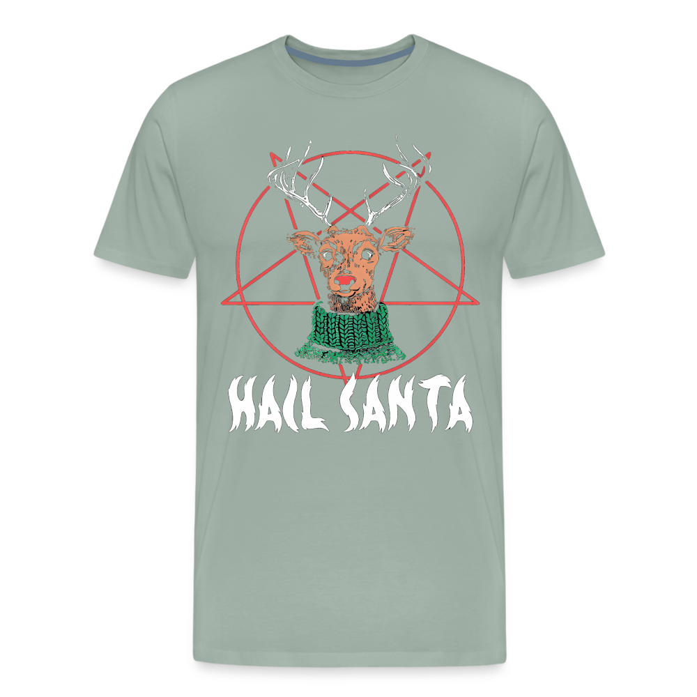 Hail Santa - steel green
