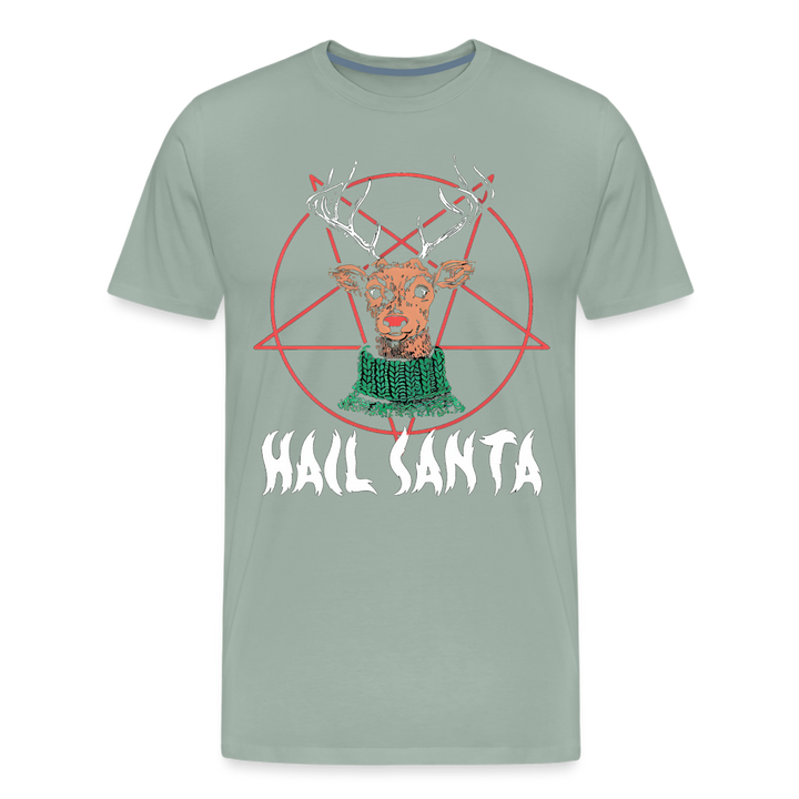Hail Santa - steel green