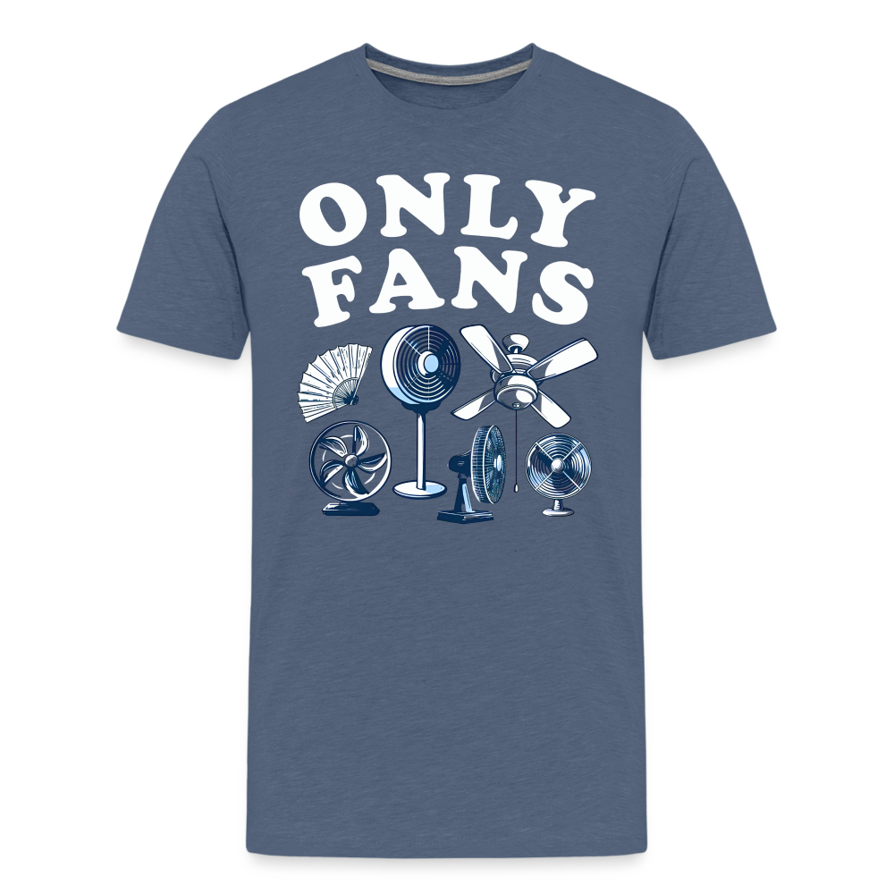 Only Fans | Premium Men's Graphic Tee - heather blue