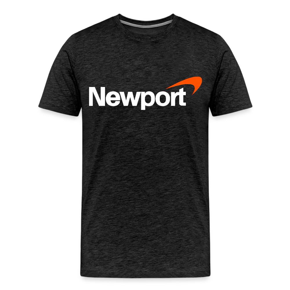 Newport Shirt | Premium Mens Graphic Tee - charcoal grey