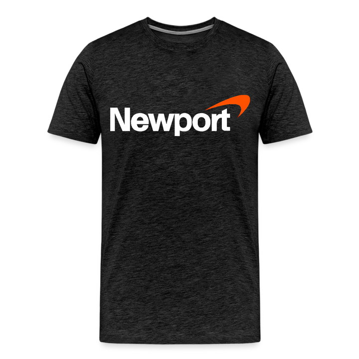 Newport Shirt | Premium Mens Graphic Tee - charcoal grey