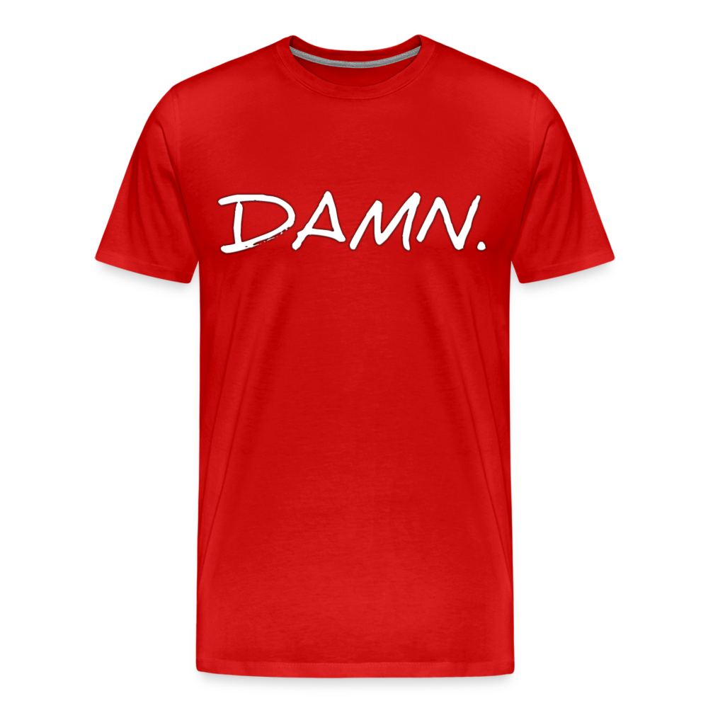 Damn Shirt | Premium Mens Graphic Tee - red