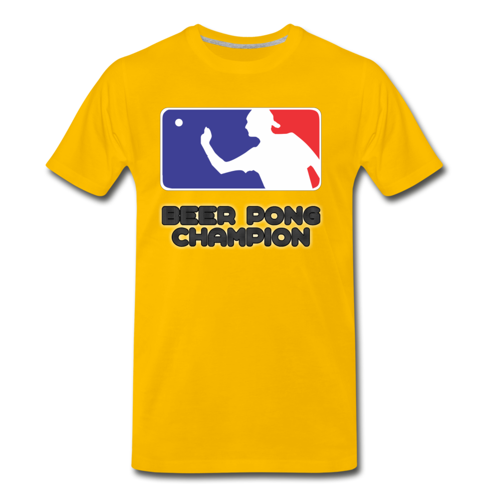 Beer Pong Champion - Men's Premium T-Shirt from fluentclothing.com