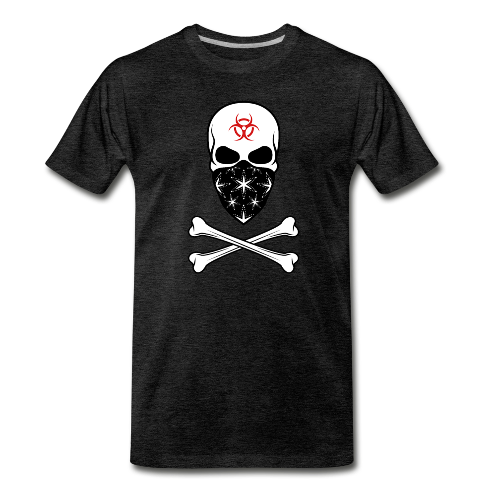 Biohazard Skull - Men's Premium T-Shirt from fluentclothing.com