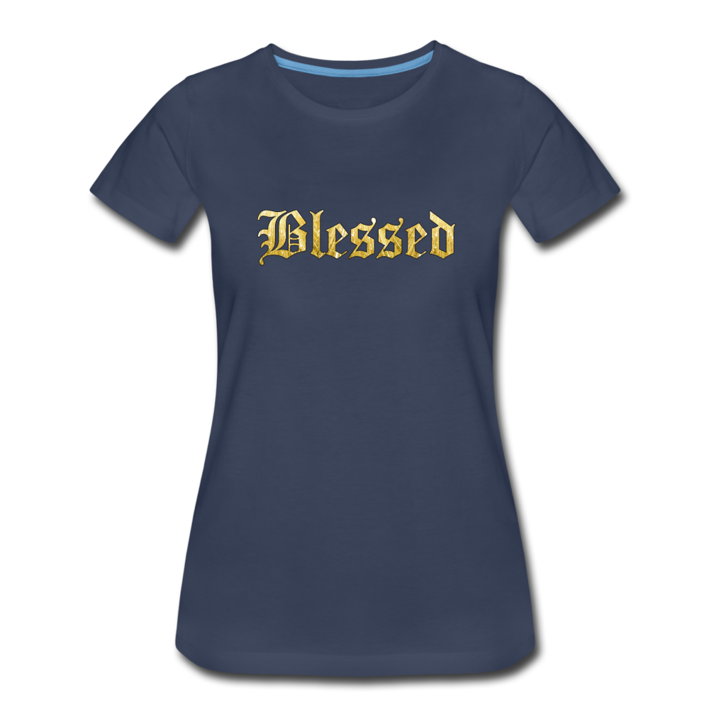 Blessed - Women’s Premium T-Shirt from fluentclothing.com
