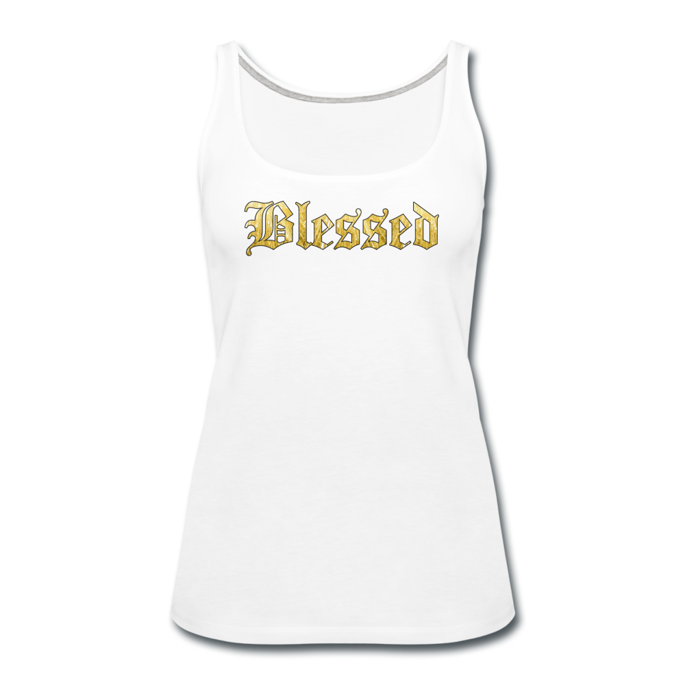 Blessed - Women's Premium Tank Top from fluentclothing.com