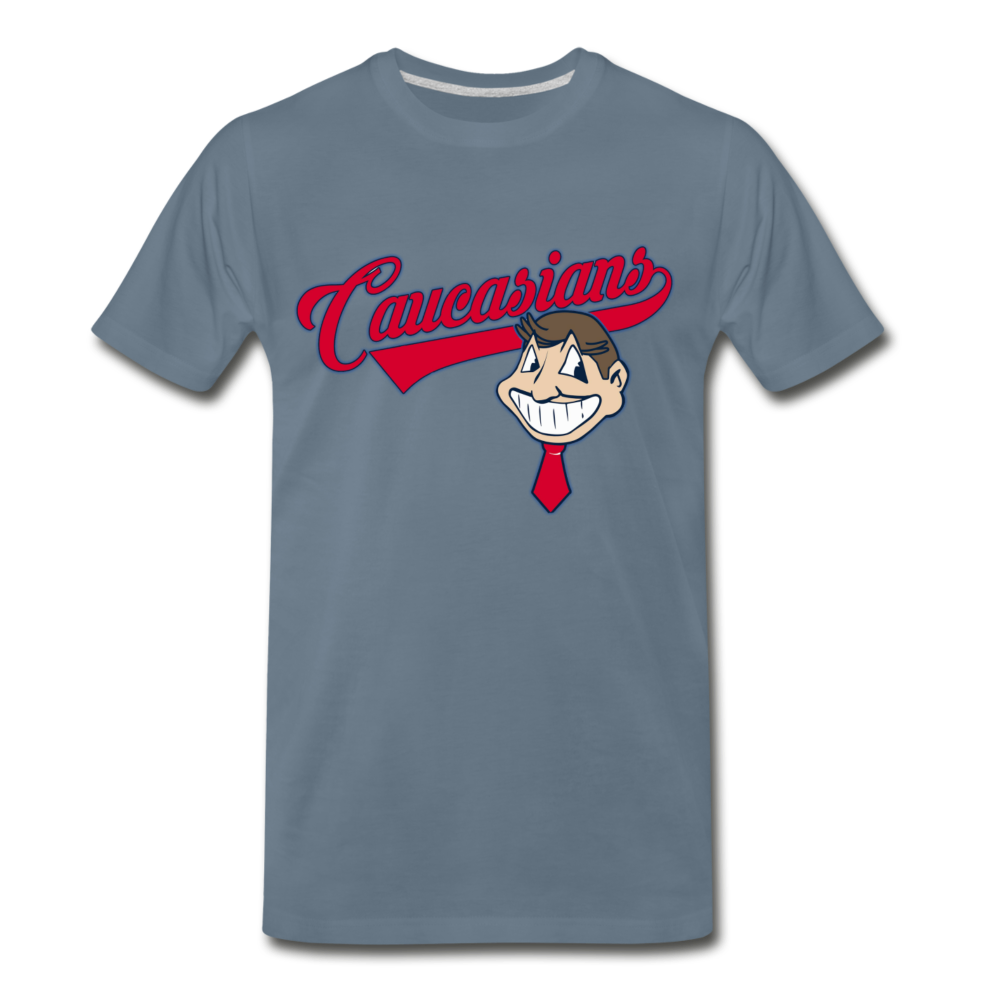 Caucasians - Men's Premium T-Shirt from fluentclothing.com
