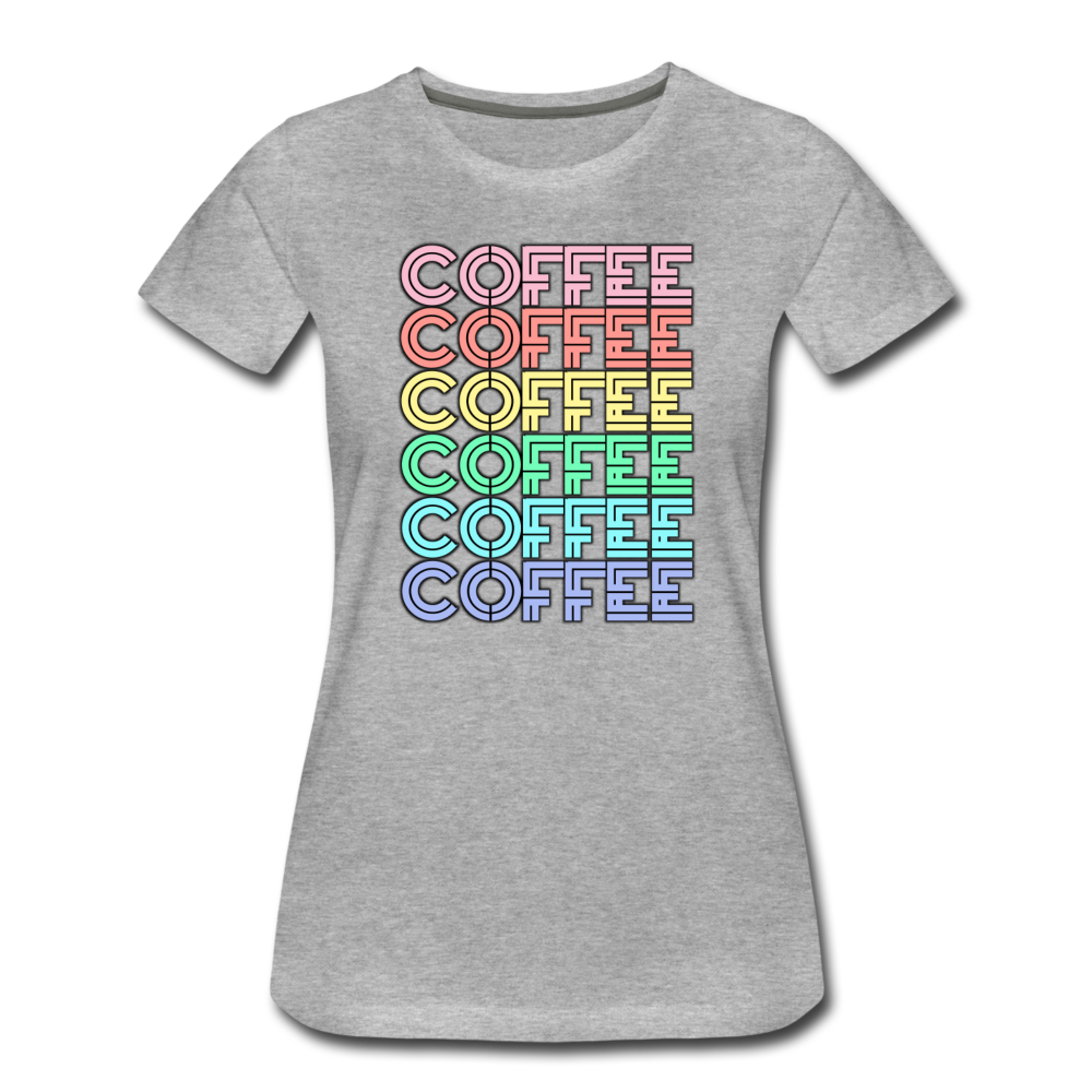 Coffee - Women’s Premium T-Shirt from fluentclothing.com