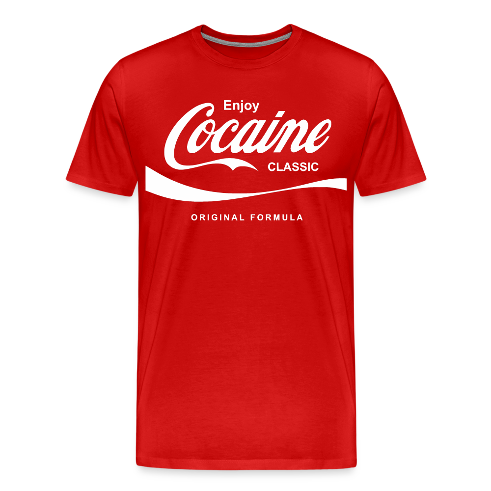 Coke - Men's Premium T-Shirt from fluentclothing.com