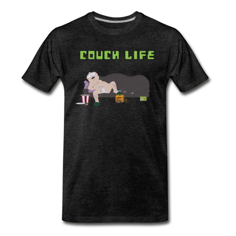 Couch Life - Men's Premium T-Shirt from fluentclothing.com