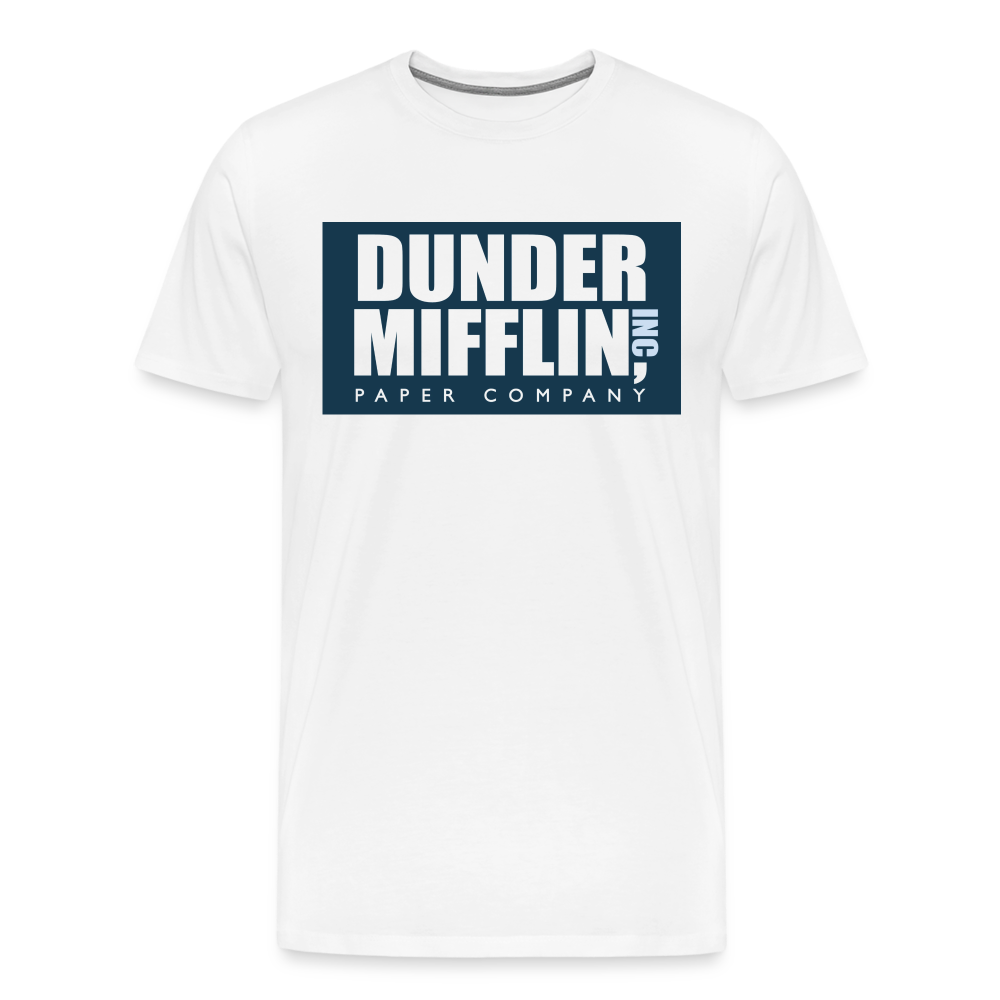 Dunder Mifflin - Men's Premium T-Shirt from fluentclothing.com