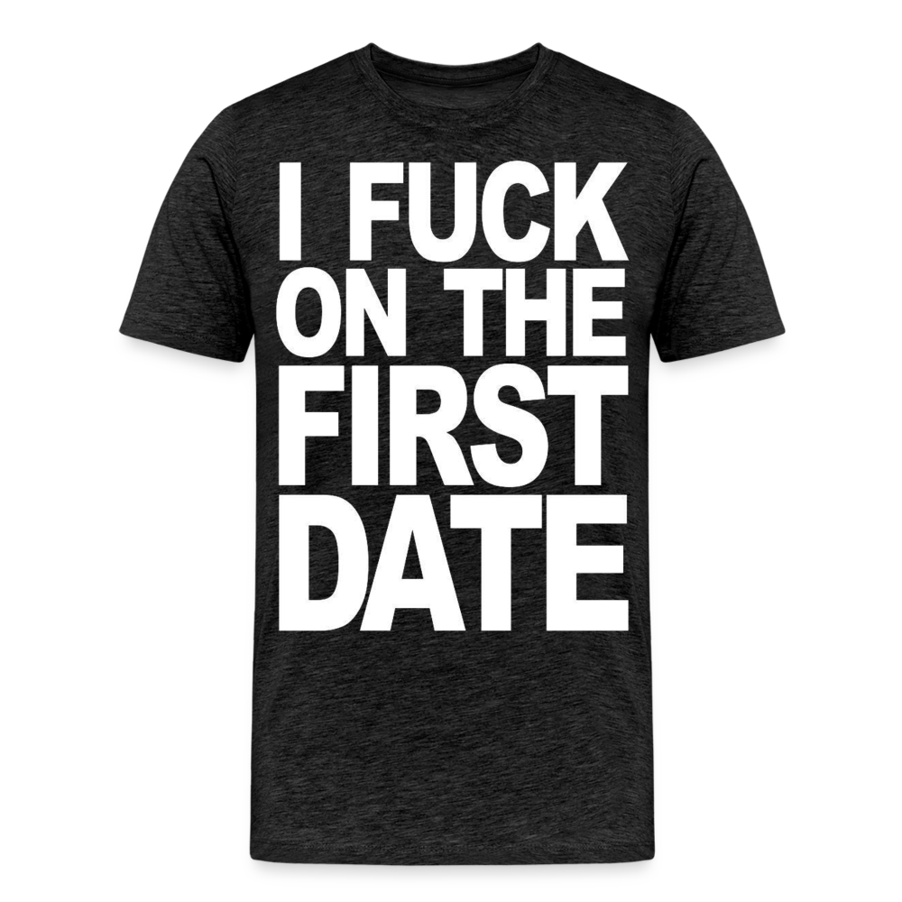 First Date - Men's Premium T-Shirt from fluentclothing.com