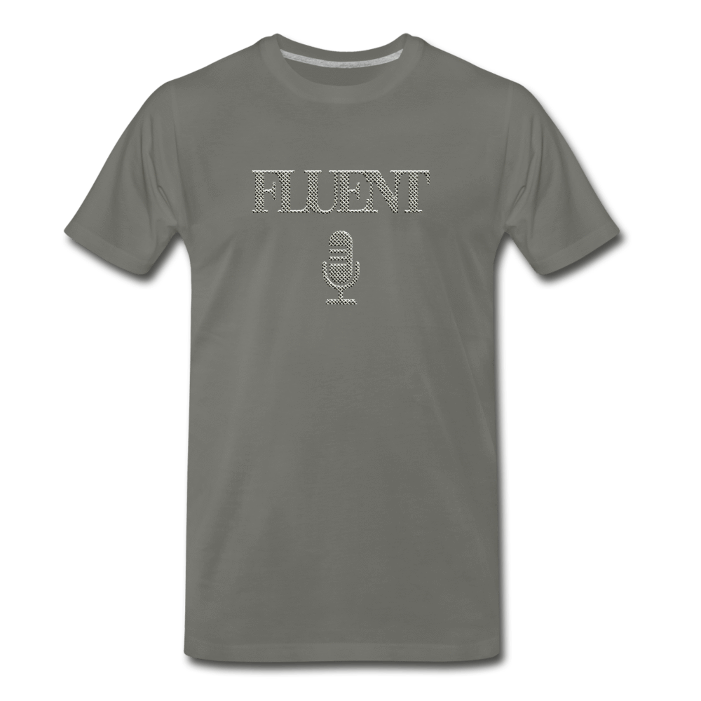 Fluent Mic - Men's Premium T-Shirt from fluentclothing.com