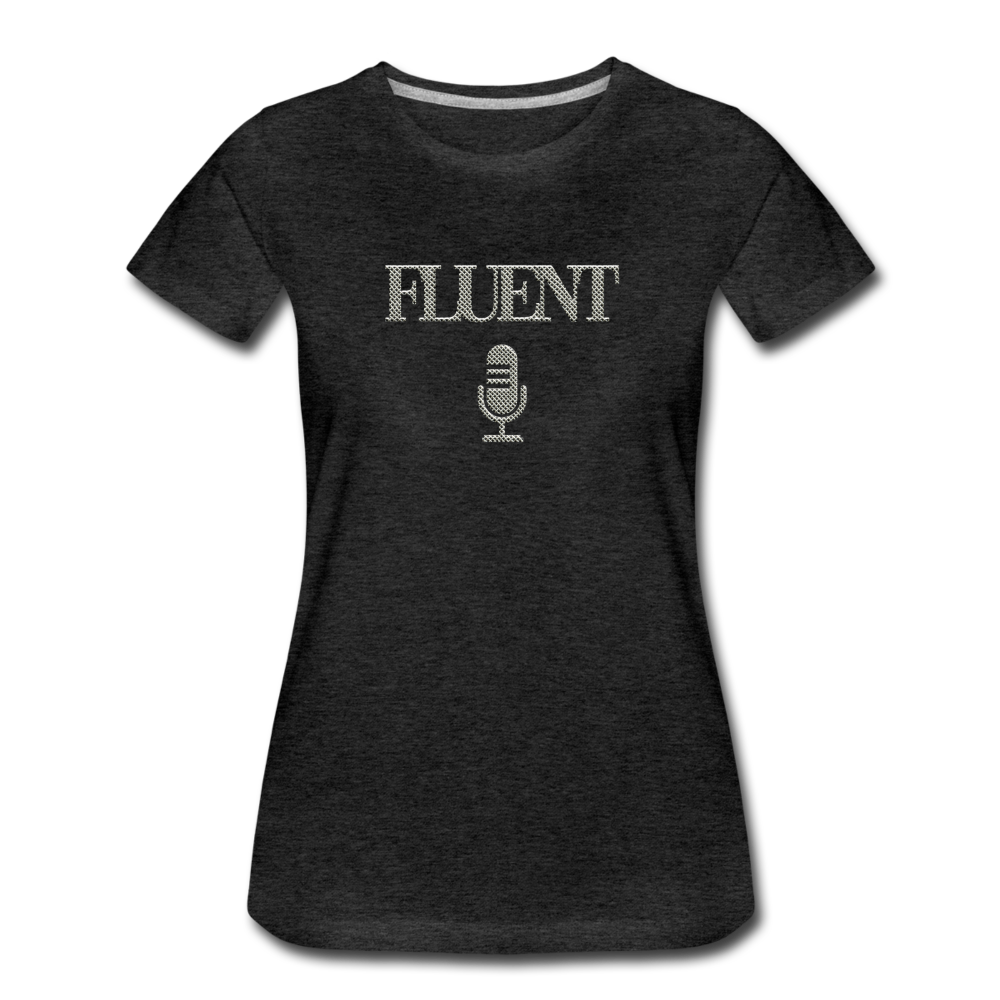 Fluent Mic - Women’s Premium T-Shirt from fluentclothing.com