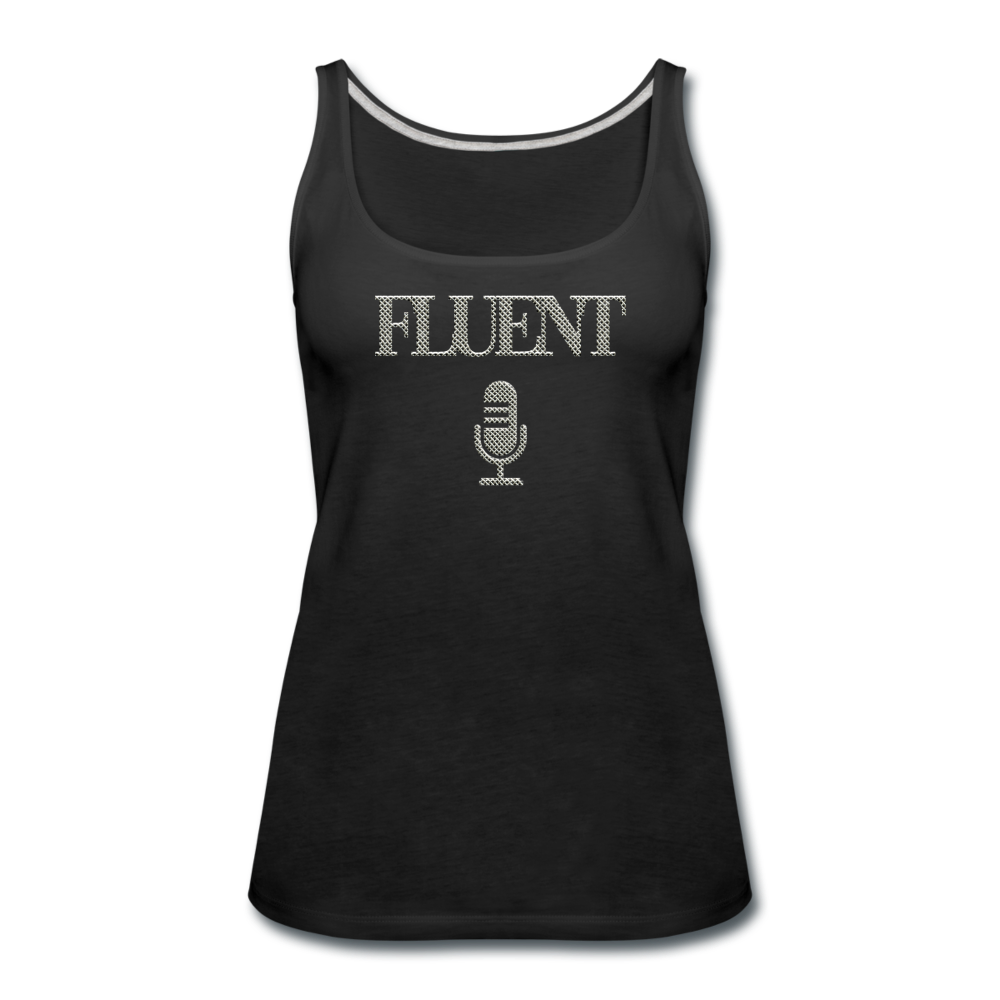 Fluent Mic - Women's Premium Tank Top from fluentclothing.com
