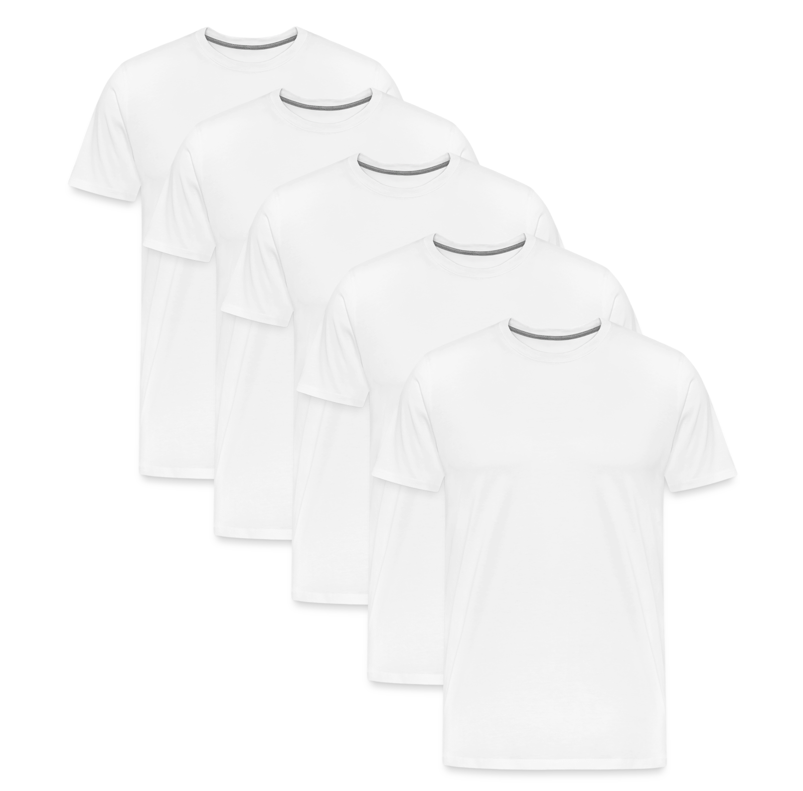 Fluent Tee 5-Pack - Men's Premium T-Shirt from fluentclothing.com
