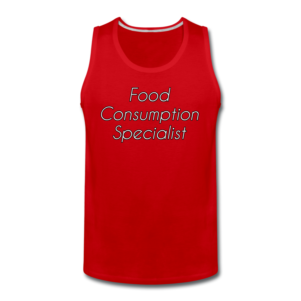 Food Consumption Specialist - Men's Premium Tank from fluentclothing.com