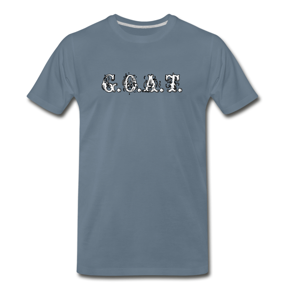 GOAT - Men's Premium T-Shirt from fluentclothing.com