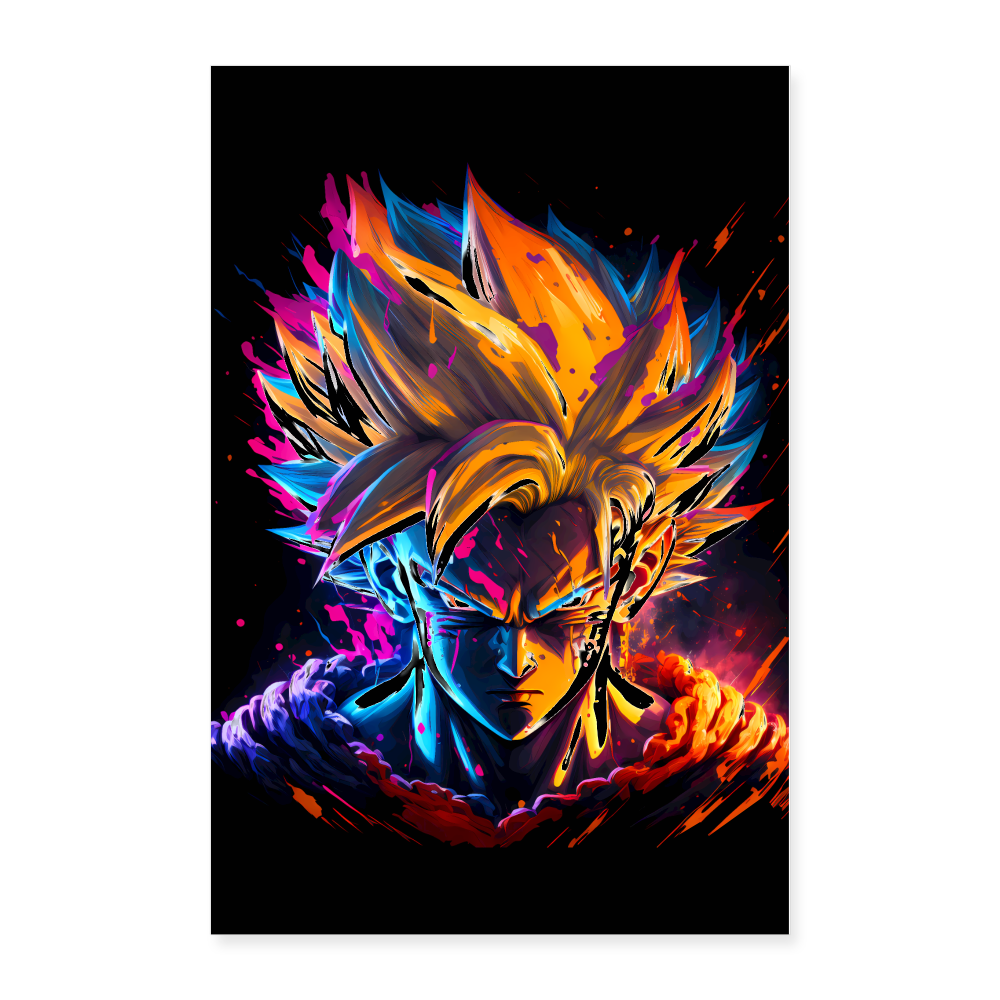 Goku Poster 24x36 - Poster 24x36 from fluentclothing.com