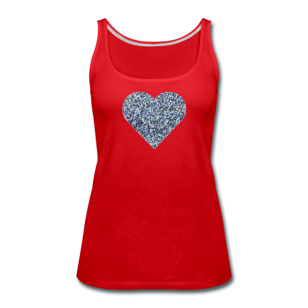 Heart - Women's Premium Tank Top from fluentclothing.com
