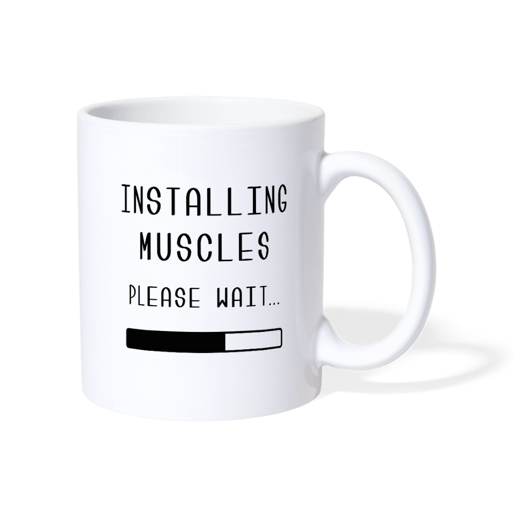 Installing Muscles - Coffee/Tea Mug from fluentclothing.com