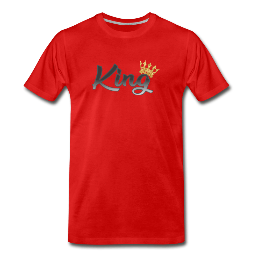 King - Men's Premium T-Shirt from fluentclothing.com