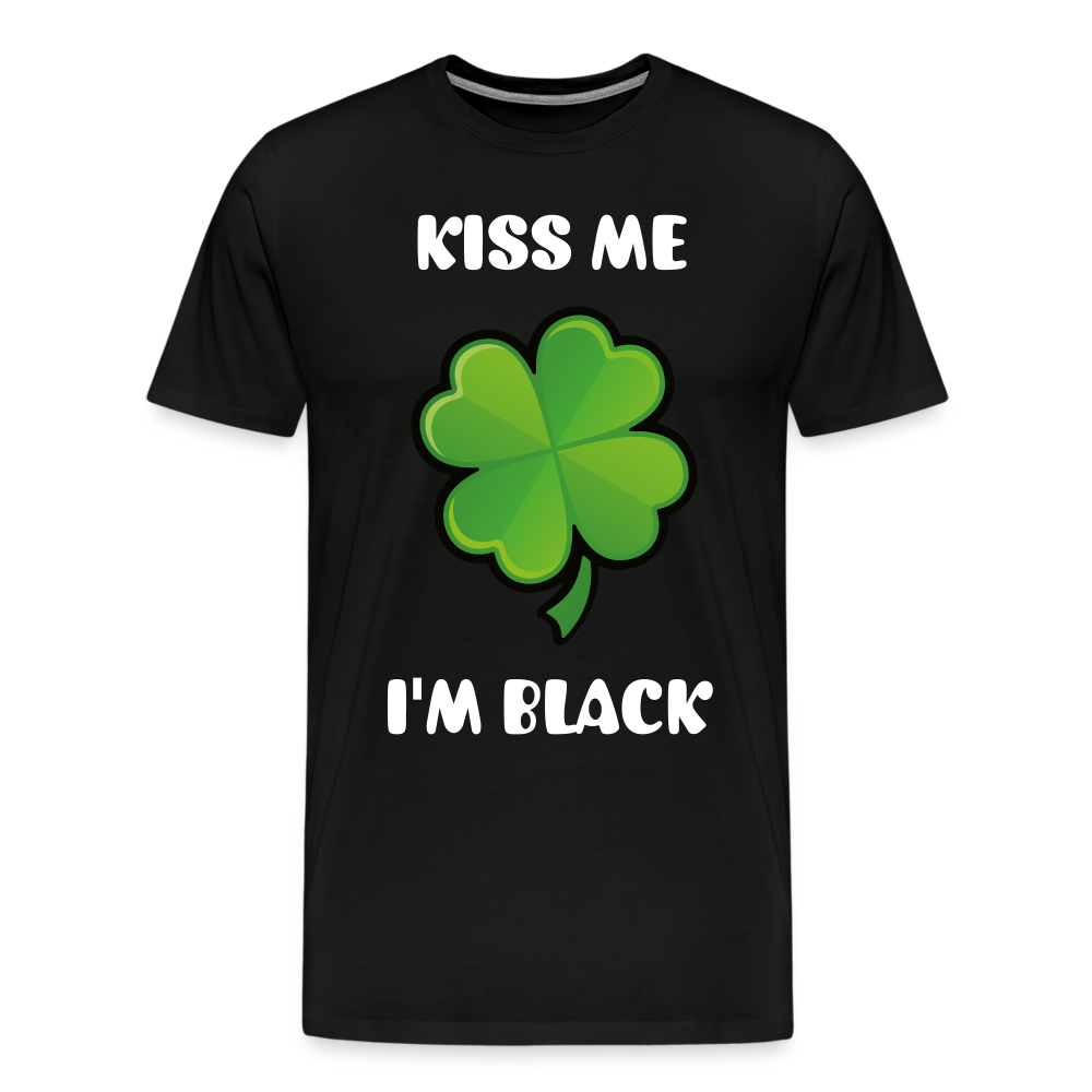 Kiss Me I'm Black *Customizable* - Men's Premium T-Shirt from fluentclothing.com