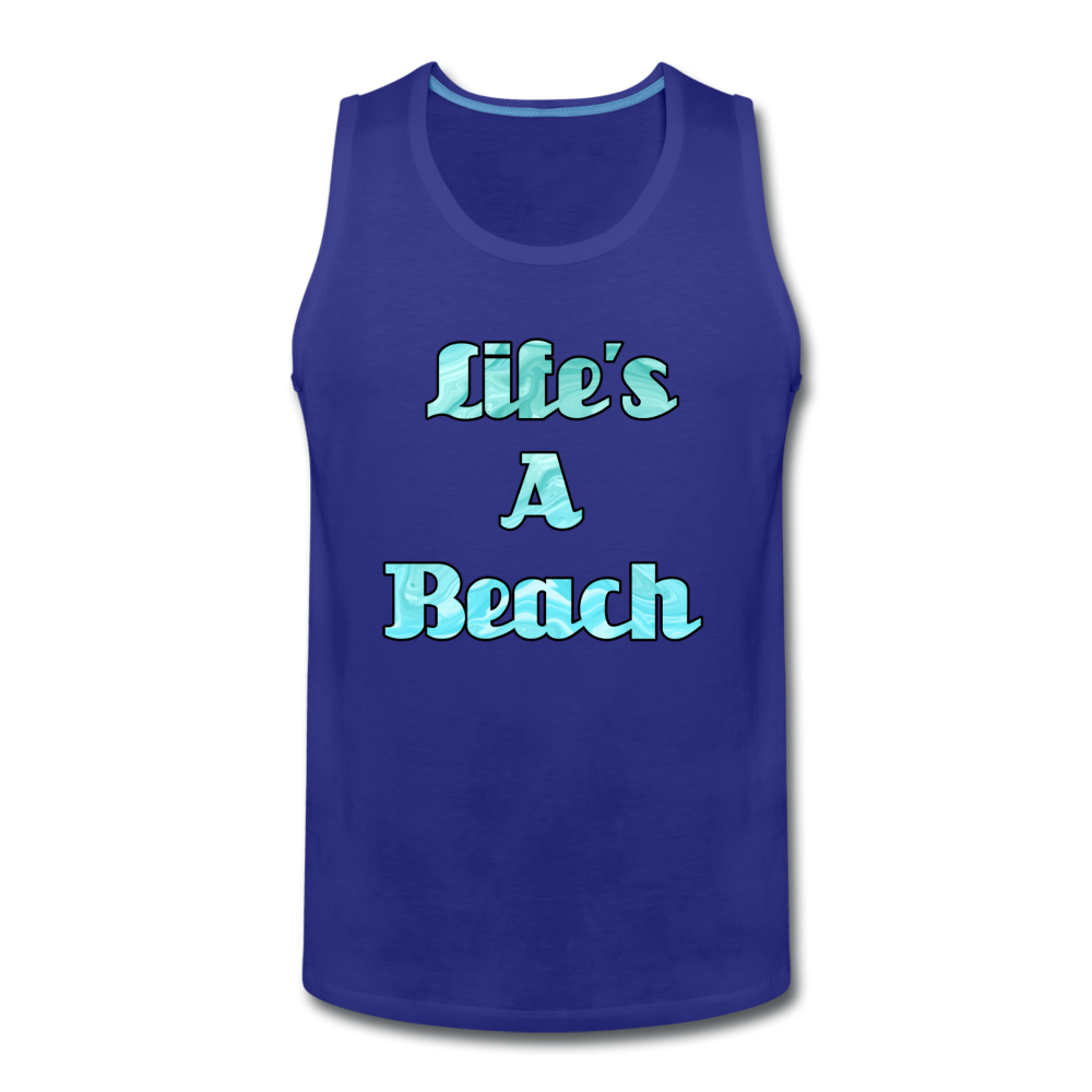 Life's a Beach - Men's Premium Tank from fluentclothing.com