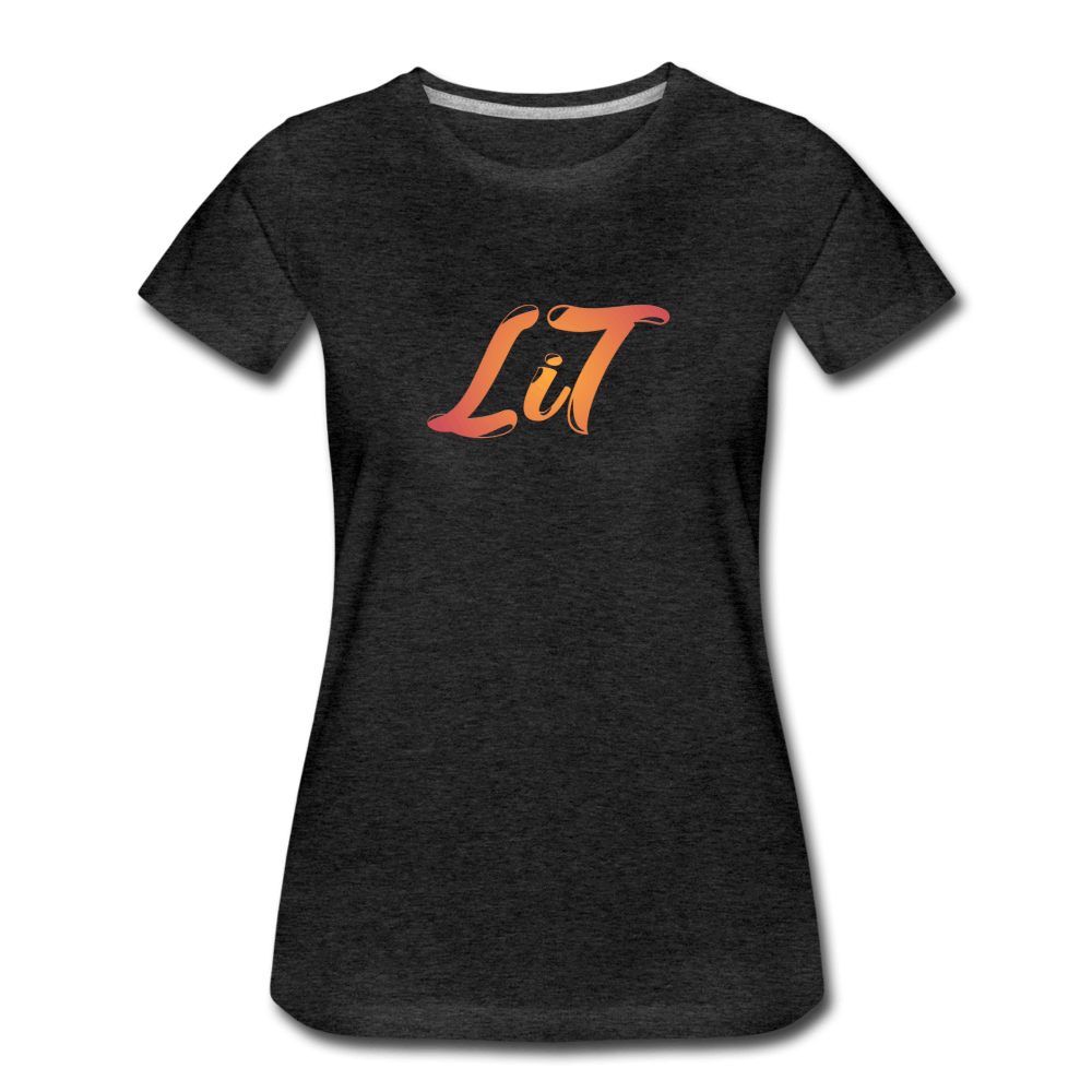 Lit - Women’s Premium T-Shirt from fluentclothing.com