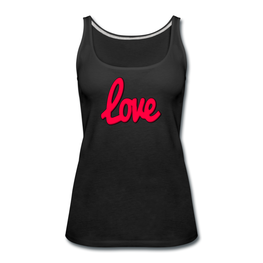 Love - Women's Premium Tank Top from fluentclothing.com
