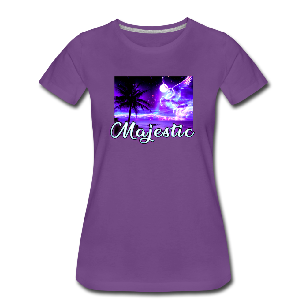 Majestic - Women’s Premium T-Shirt from fluentclothing.com