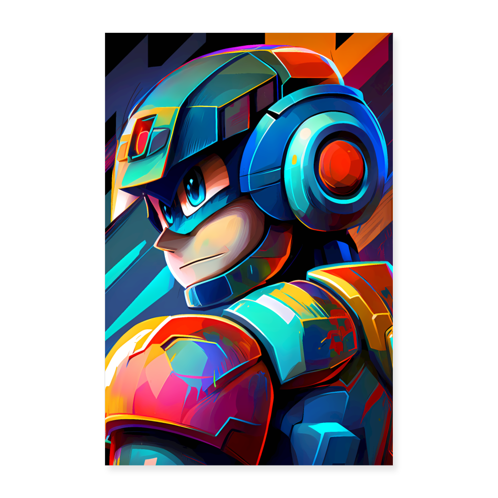 Mega Man Poster 24x36 - Poster 24x36 from fluentclothing.com